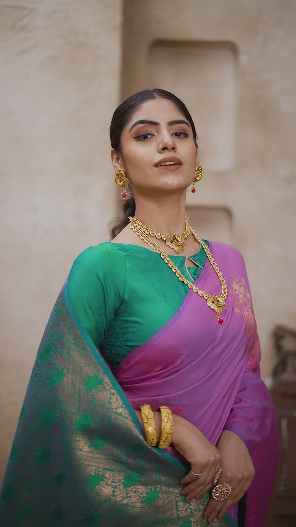 Paithani saree with blouse